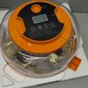 18 Egg Incubator with Automatic Egg Turning and Humidity Control, Incubators for Hatching Eggs, Chicken, Ducks, Goose, Pigeon, Quail, Parrot Incubator for Farm, Lab, Science Classroom, Home (Orange)