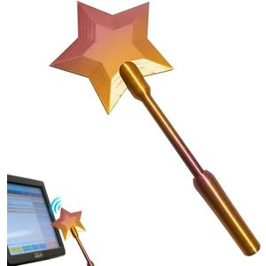 Credit Card Wand, Fairy Pay Wand, 3D Printed Tap to Pay-Contactless Payment Holder, Suitable Scenarios for Card Payment(Pink Gold)