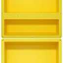 Modern/Contemporary Triple Shower Niche, 16" & 14" Wide, 36" x 16" Shower Cubby, Yellow