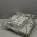 Stainless Steel Dish Drying Rack - Large Capcity 304 Grade Dish Drainer for Kitchen Counter with Drain Board, Utensil Holder & Detachable Cup Shelf, Rustproof Multifunctional Organizer, Light Green