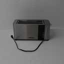 Mueller UltraToast Full Stainless Steel Toaster 4 Slice, Long Extra-Wide Slots for Bagels and Waffles, 6 Browning Levels, LED Display, Cancel/Defrost/Reheat Functions & Removable Tray, Kitchen Gadgets