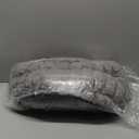 BALANCE Luxury Donut Dog Bed, 23 Inches Round Dog Beds for Small Dogs Washable, Orthopedic Calming Pet Bed for Puppy and Cats with Anti-Slip Bottom, Gray