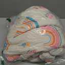 Meeting Story 3pcs Kids Comforter Sets Zipper Bedding Set for Girls,Twin Kid Bedding Set Rainbow Comforter Flower Bedding for Kid,All in one Zipper BeddingBeige,Twin