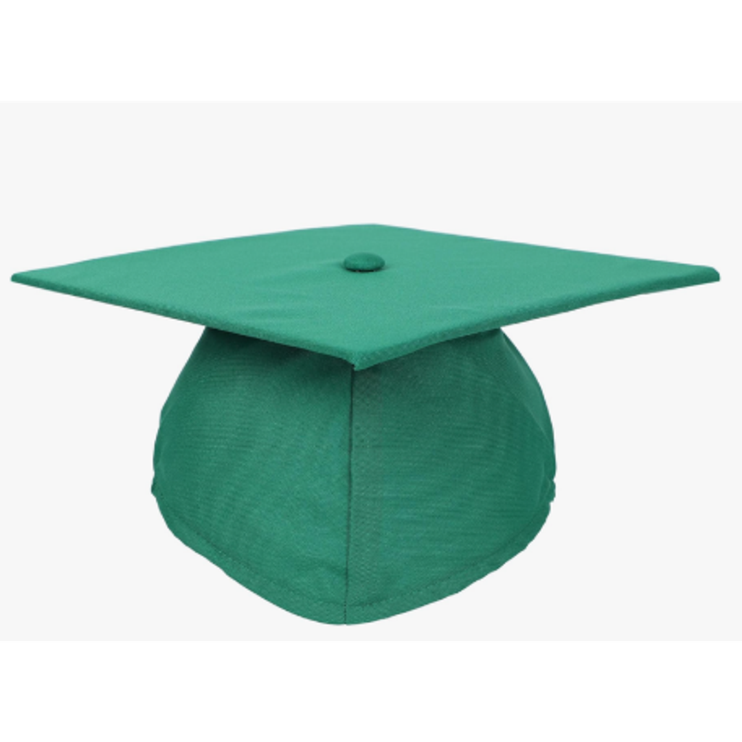 Unisex Adult Matte Graduation Cap with Tassel Year Charm 2025 Pack of 2