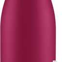 Brita Insulated Filtered Water Bottle with Straw, Reusable, Stainless Steel Metal, Ruby, 32 Ounce