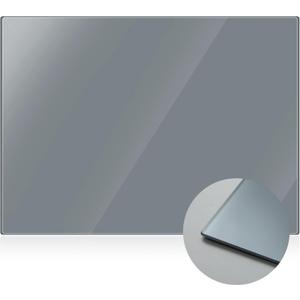 Nuanchu 1 Pcs 12 x 16 Inches Neutral Grey Tempered Glass Palette for Oil Painting Keeps Wet Paint Fresh Scratch Resistant Easy Clean up for Palette Artist Supplies DIY Color Mixing