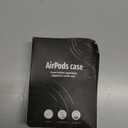 R-fun Compatible with AirPods 4th Generation 2024 Headphone Cases, Fully Drop Proof Auto Eject Protective Cover Design, New Charging Port Dust and Stand Design?Black+Apple Green