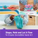 Kinetic Sand, Ultimate Sandisfying Set with 2lbs Play Sand (Pink, Yellow & Teal), 10 Tools & Molds, Sensory Toys, Holiday Gifts & Stocking Stuffers for Kids Ages 3 and up