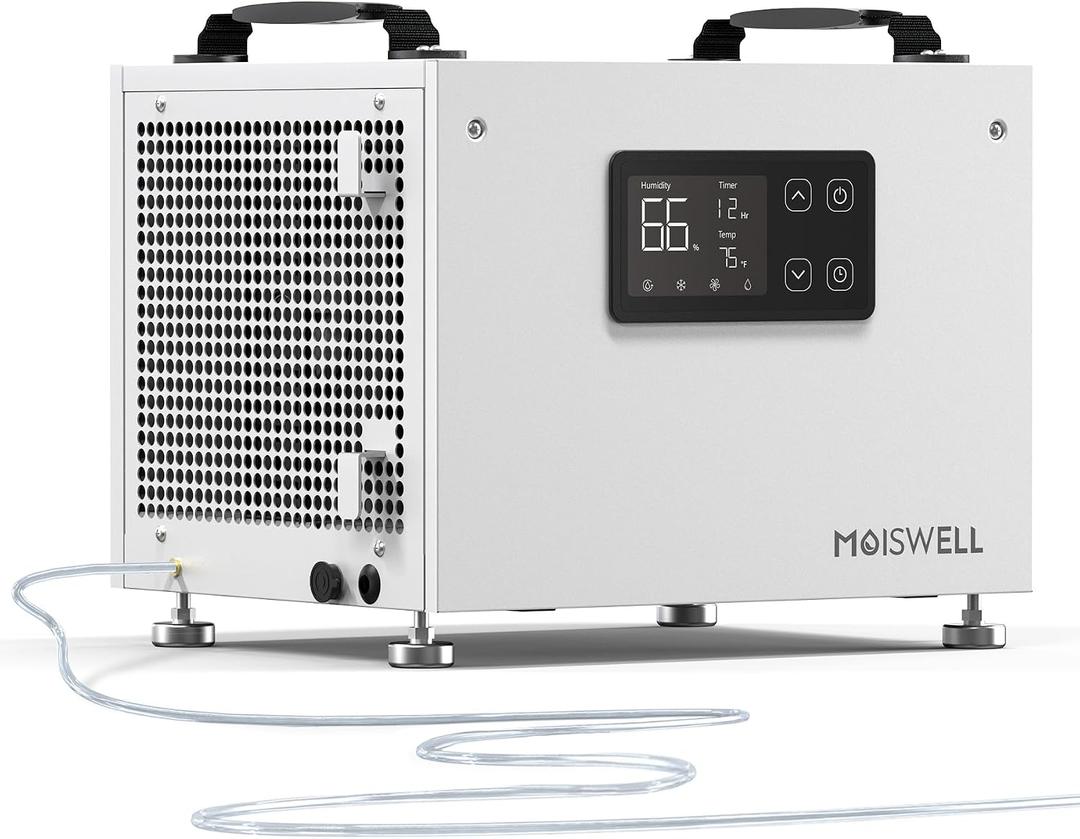 70 Pints Commercial Dehumidifier with Pump Portable Crawl Space Dehumidifier for Basement Energy Star Efficient Certified Compact Dehumidifiers for Home, Auto Defrost, Timer