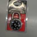 Master Lock 1500D Combination Padlock, 19 mm, Black Dial, Preset Combination Locker Lock, 3/4 in