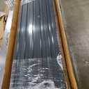 DWVO 9x4 FT Storage Shed for Bicycle, Functional Metal Tool Shelter Garden Storage Unit with Acrylic Windows, Secure Entry Lock, Water-Resistant Waste Enclosure for Outdoor Patio Garden (Dark Gray)