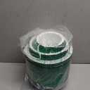 3 Pcs Self Watering Pots for Indoor Plants Planters with Drainage Holes 8.3" 6.5" 4.5" Flower Pots Durable Plastic with Wick Rope and Reservoir Emerald Green Clear for Herbs African Violet