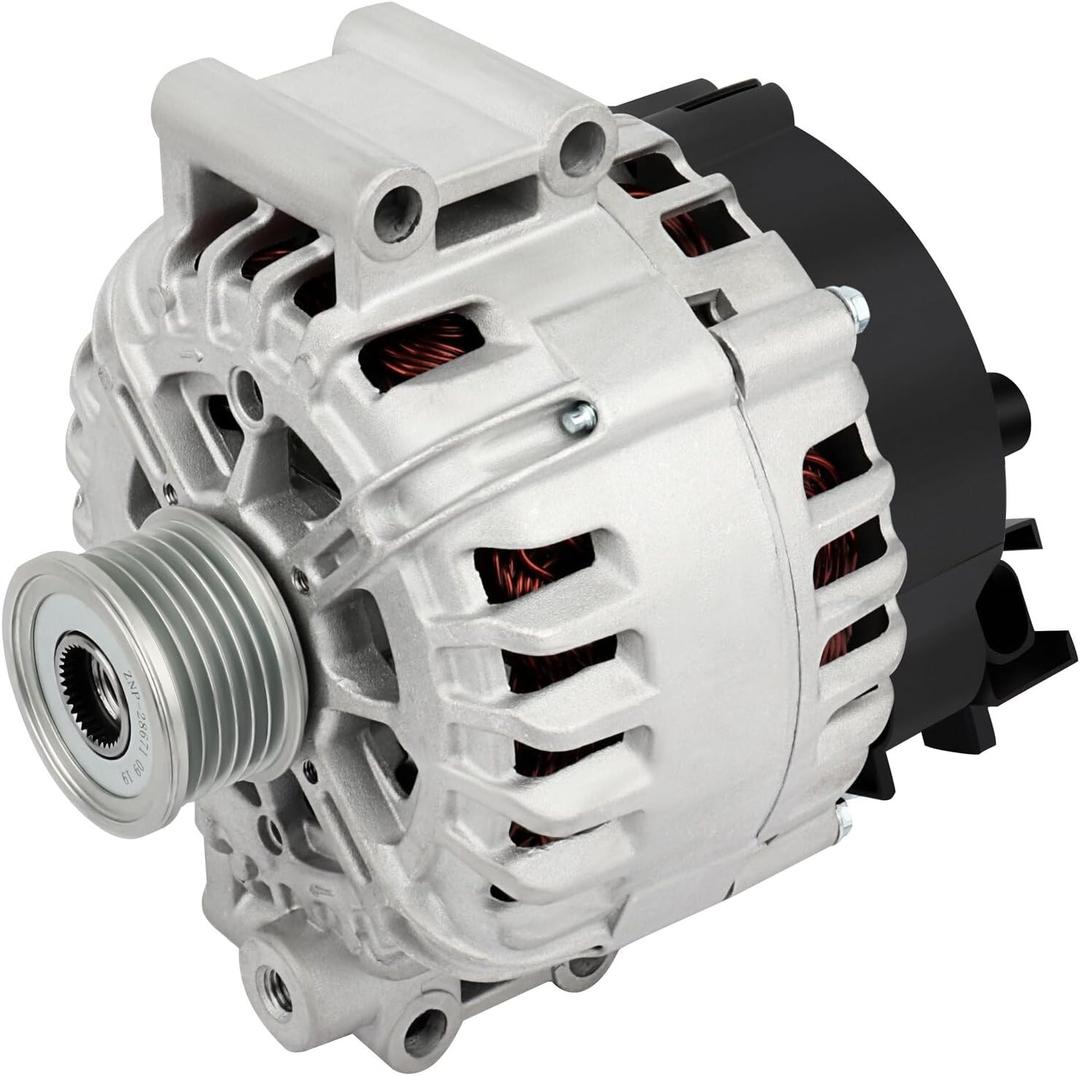 SCITOO High Output Alternator 170Amp 2.5L/3.0L Replacement New for BMW for 323i 325i 325xi 330i 2006,for BMW for 525i 525xi 530i 530xi 2006-2007 11260 2542720 2542720F TG17C015 (Medium)