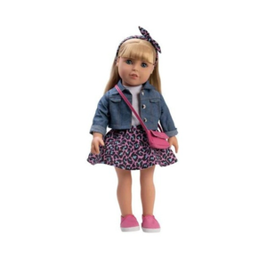 ADORA 18” Amazing Girl Doll "Claire Cheetah Chic" in Denim Jacket