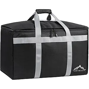 Himal Outdoors Insulated Food Delivery Bag XXXL-23Wx15Hx14D inches Premium Insulated Grocery Bag for HOT/COLD Food Delivery, Fit for Uber Eats, Doordash, Commercial Catering Transportation