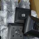 GreenLighting Standard #1 Solar Post Cap Lights Fits 4x4 Nominal Wood, 4x4 PCV/Vinyl Posts, Outdoor Fence Solar Powered Light, Landscaping, Deck, Garden, Includes Flush Mount Adapter Black 12 Pack