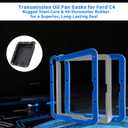 93107 Transmission Oil Pan Gasket for Ford C4 with Steel & Rubber, No Sealant Needed, Reusable Leak-Proof for Pro & DIY Repair