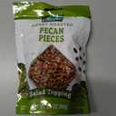 Fresh Gourmet Pecan Pieces | Honey Roasted Flavor | 3.5 Ounce | Crunchy Snack and Salad Topper Best By 05/14/27