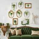 Novabright 3 Pcs 8 x 6 Inches Vintage Picture Frames Ornate Retro Resin Empty Baroque Photo Frames for Wall Gallery DIY Tabletop Home Office Art Photography Holiday Party Decoration(Gold,Oval)