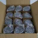 Blue Glass Votive Candle Holders Set of 24 - Round Tea Lights for Wedding, Shower, Party & Gift