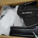 BlessReach Knee Scooter Steerable Knee Walker Deluxe Medical Scooter for Foot Injuries Adult Compact Crutches Black