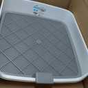 ALL FOR PAWS Dog Potty Tray Indoor Dog Pee Pad Holder Toilet Puppy Litter Box with Removable Post, Raised Sides, Large Space, Shed Proof & Mess Free, Easy Clean-up, Great for Large Size Dogs