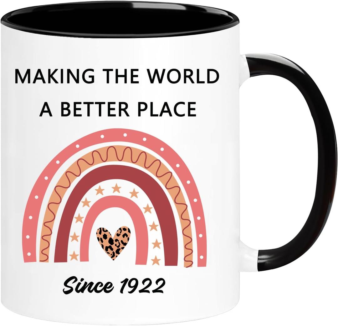 104th Birthday Mug, 1922 Vintage 104th Birthday Gifts for Women, Men, Her, Him, Mom, Dad, Wife, Husband, Aunt, Uncle, Sister, Brother, Friends, 104 Year Old Birthday Gifts Presents Cup Decorations