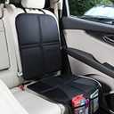 Leo and Ella Car Seat Protector for Child Car Seat, General Use and Backseat Organizer with Tablet Holder, Durable & Waterproof, Child Mat
