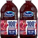 Ocean Spray 100% Juice Cranberry Pomegranate Juice Blend, 64 Fl Oz Bottle (Pack of 2), BBD 03/02/26