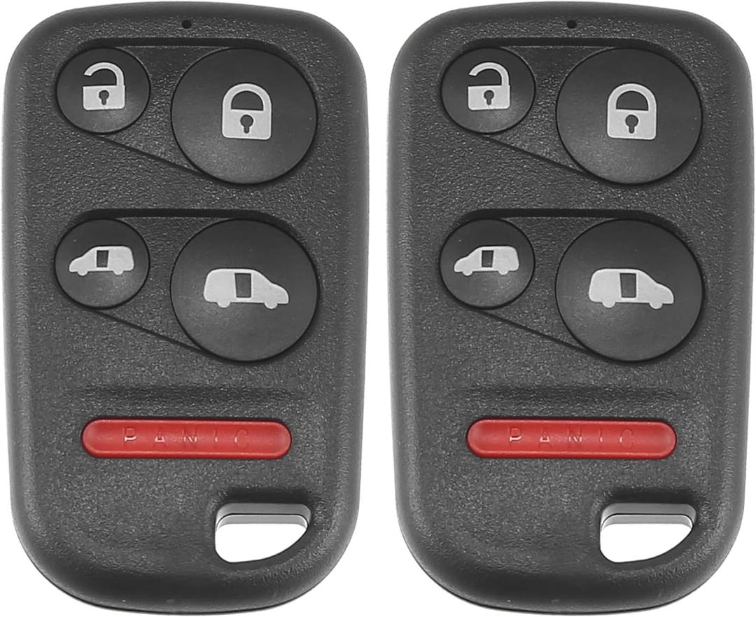 X AUTOHAUX 2pcs 307MHz OUCG8D-440H-A Replacement Smart Proximity Keyless Entry Remote Key Fob for Honda Odyssey EX with Power Sliding Doors 2001-2004 5 Buttons 72147-S0X-A02 (not Fit LX)
