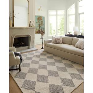 Loloi Chris Loves Julia Francis Collection FRA-01 Beige/Charcoal 8'-6" x 12' Area Rug