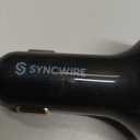 Syncwire Bluetooth 5.4 FM Transmitter Car Adapter 48W (PD 36W & 12W) [Light Switch] [HiFi Bass Sound] [Fast Charging] Wireless Radio Music Adapter LED Display Hands-Free Calling Support USB Drive (Black)