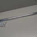 Ivilon Window Curtain Rod Decorative End Cap Design, 1 Inch Rod, 28 to 48 Inch. Chrome