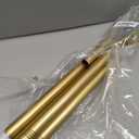 YNL Gold Shower Curtain Rod 32-80 Inch(2.7-6.6ft), Non Slip, Never Rust, No Drill Stainless Steel Spring Tension Shower Rod, Adjustable Tension Rod for Bathroom