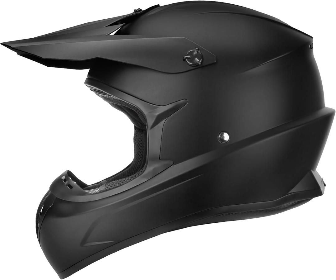 DOT Off Road Dirt Bike Motocross Helmet for Adults Men and Women, Dual Sport Full Face Motorcycle Helmet, ATV MX BMX Offroad Dirtbike Riding Helmet, DOT Approved (Small)