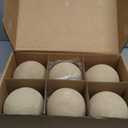 Stanbroil Ceramic Fire Balls - 5 Round Fire Stones for Fire Pit Fire Bowl and Fireplace - Set of 6, Beige