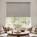 Burlywood Birch 100% Blackout Roller Shades for Window Room Darkening Thermal Insulated UV Protection Cordless Free-Stop Window Blinds for Bedroom Home Office Door Protect Privacy 45" W x 72" H
