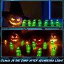 3 x 100 Pcs Halloween Miniature Crows Decor Luminous Mini Resin Crows Figurines Glow in The Dark Raven Decor Small Resin Animals Figures for Halloween Spooky Micro Landscape Party Table