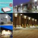 Dimmable 80W LED Wall Pack Light with Dusk to Dawn Photocell, 100-277V 11200LM 400-600W HPS/HID Equiv., 5000K Daylight Outdoor Security Lighting, UL Commercial Wall Mount Lights for Warehouse
