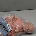 UOFTKIZ Realistic Reborn Baby Dolls - 20" Real Baby Girl Doll, Lifelike Newborn with Soft Cloth Body and Feeding Accessories, Nurturing Play, Collection Gift for Kids 3+, Grandparents, Newparents (Dusty Rose)