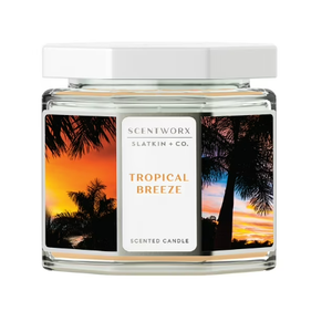SCENTWORX TROPICAL BREEZE 3-WICK CANDLE
14.5 oz