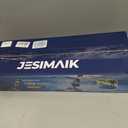 JESIMAIK Pool Vacuum, 18.5 GPM Suction Pool Vacuum for Above Ground Pool with Telescopic Pole, 60 Min Runtime, Cordless Pool Vacuum for Above & Inground Pools, Cleans Leaves and Debris