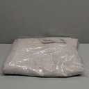 Natural Linen Curtains 45 Inch Length for Short Window Linen Textured Curtains with Bronze Grommet Light Filtering Drapes for Kitchen Small Window, 2 Panels, 52 X 45 Inch