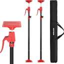 Cabinet Jack Support Pole, 45-114 in Adjustable Third Hand Tool, Steel Telescopic Quick Support Rod with 78lbs Capacity for Cabinets Jack, Drywall Lift & Cargo Bars, 2Pack