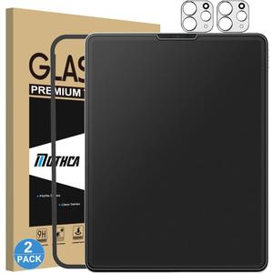Mothca 2 Pack Matte Glass Screen Protector for iPad Pro 12.9 6th/5th/4th/3rd Gen(2022/2021/2020/2018), Anti-Glare & Anti-Fingerprint Tempered Glass