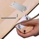 Edge Banding Trimmer for Woodworking & 1PCS Replacement Blade,Edge Corner Planer with Hanging Strap,Edge Banding Cutter,Hand Planer Edge Bander,for Deburring, Chamfering and Trimming