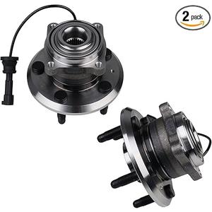 KUSATEC 512440 2PCS Rear Wheel Bearing and Hub Assembly Compatible with for Chevy Equinox, GMC Terrain, 2010 2011 2012 2013 2014 2015 2016 2017, 5 Lug w/ABS