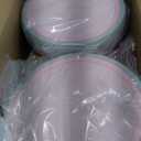 SEREED Colorful Lighting Toddler Tricycle for 2-5 Years Old Girls, Adjustable Seat&Handlebar Trike, Removable Basket, Birthday Gift Idea for Kids Ages 2+ (Pink)