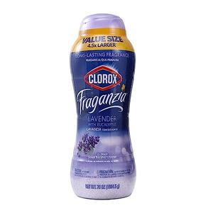 Clorox Fraganzia Laundry Scent Booster Crystals in Lavender with Eucalyptus Scent - Scented In-Wash Freshener Beads for Fresh, Clean, Great Smelling Clothes and Linens, 70 Oz