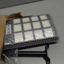 Solar Street Lights Outdoor Waterproof, 20000LM 6500K LED Motion Sensor Lights, Dusk to Dawn Solar Flood Lights with Remote, Solar-Powered Parking Lot Light, Commercial Area Lighting for Outside 2Pack